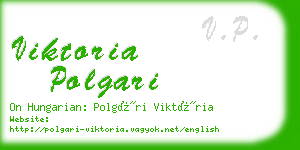viktoria polgari business card